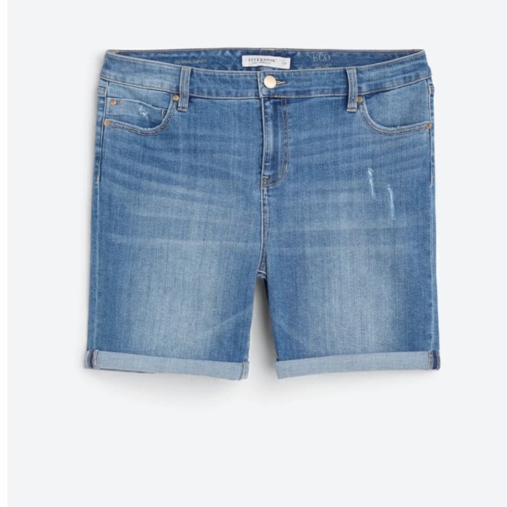 Liverpool High Rise Double Cuffed Short